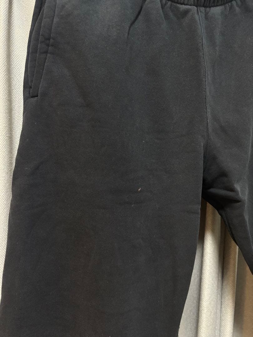 [正規品]Off-White ブラック プリントパンツ Sサイズ