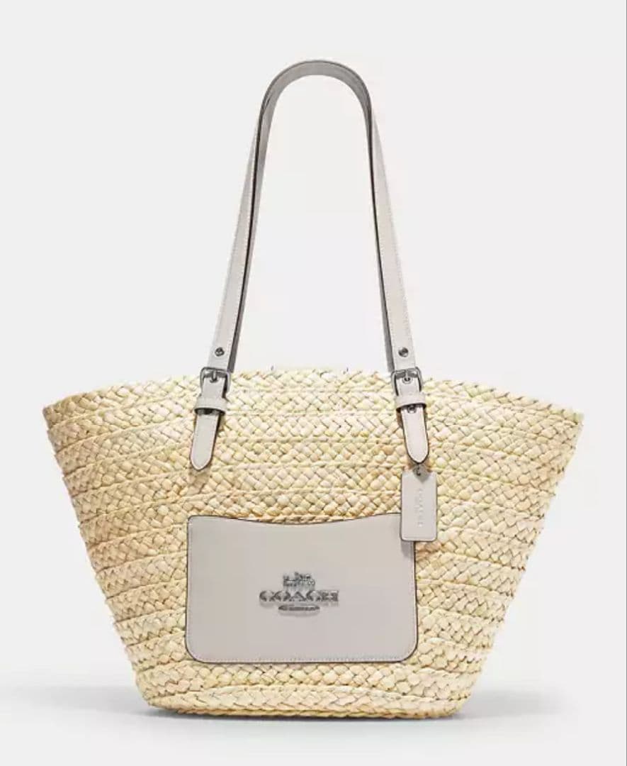 [新品・未使用]　コーチ ラージトート かごバック　CJ518