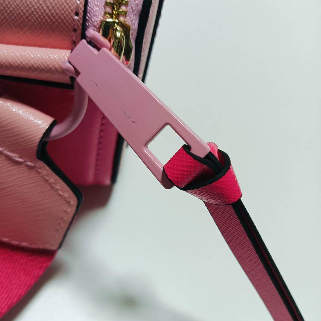 n*a様 MARC JACOBS　ピンク ショルダーバッグ ジッパー付き