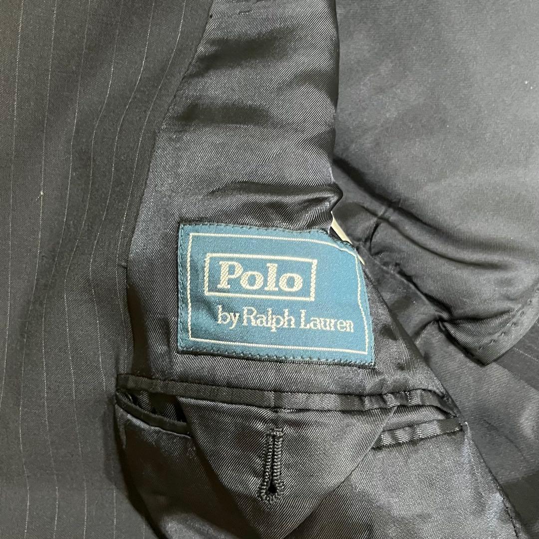 ネイビー ポロラルフローレン イタリア製 スーツ セットアップ