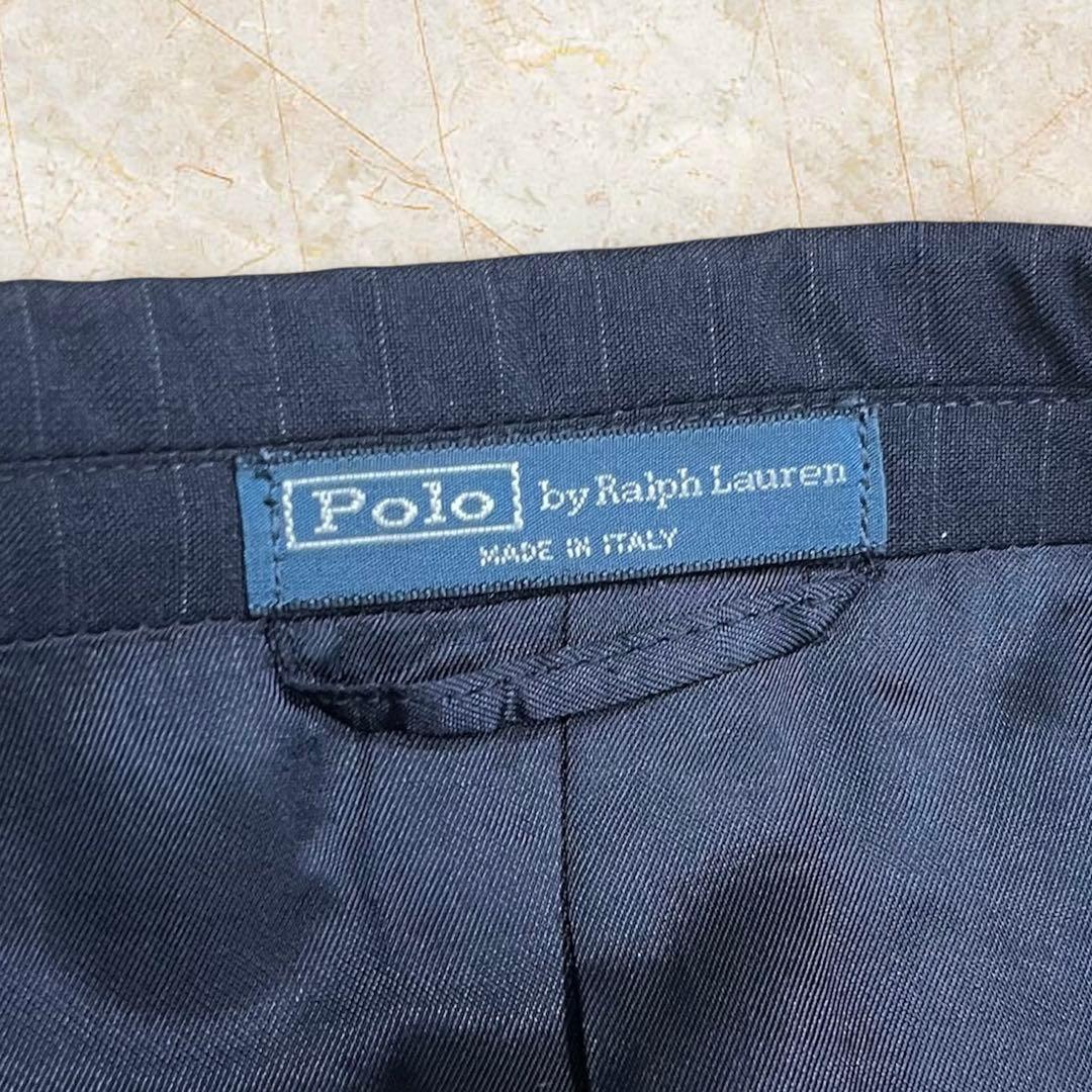 ネイビー ポロラルフローレン イタリア製 スーツ セットアップ