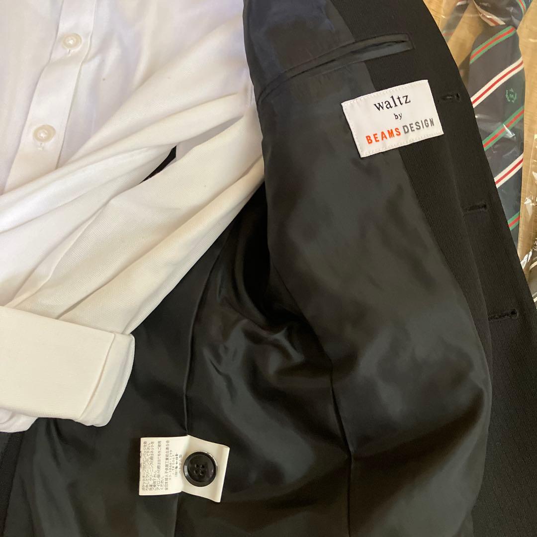 waltz by BEAMS DESIGN 男子スーツ140 黒　5点セット