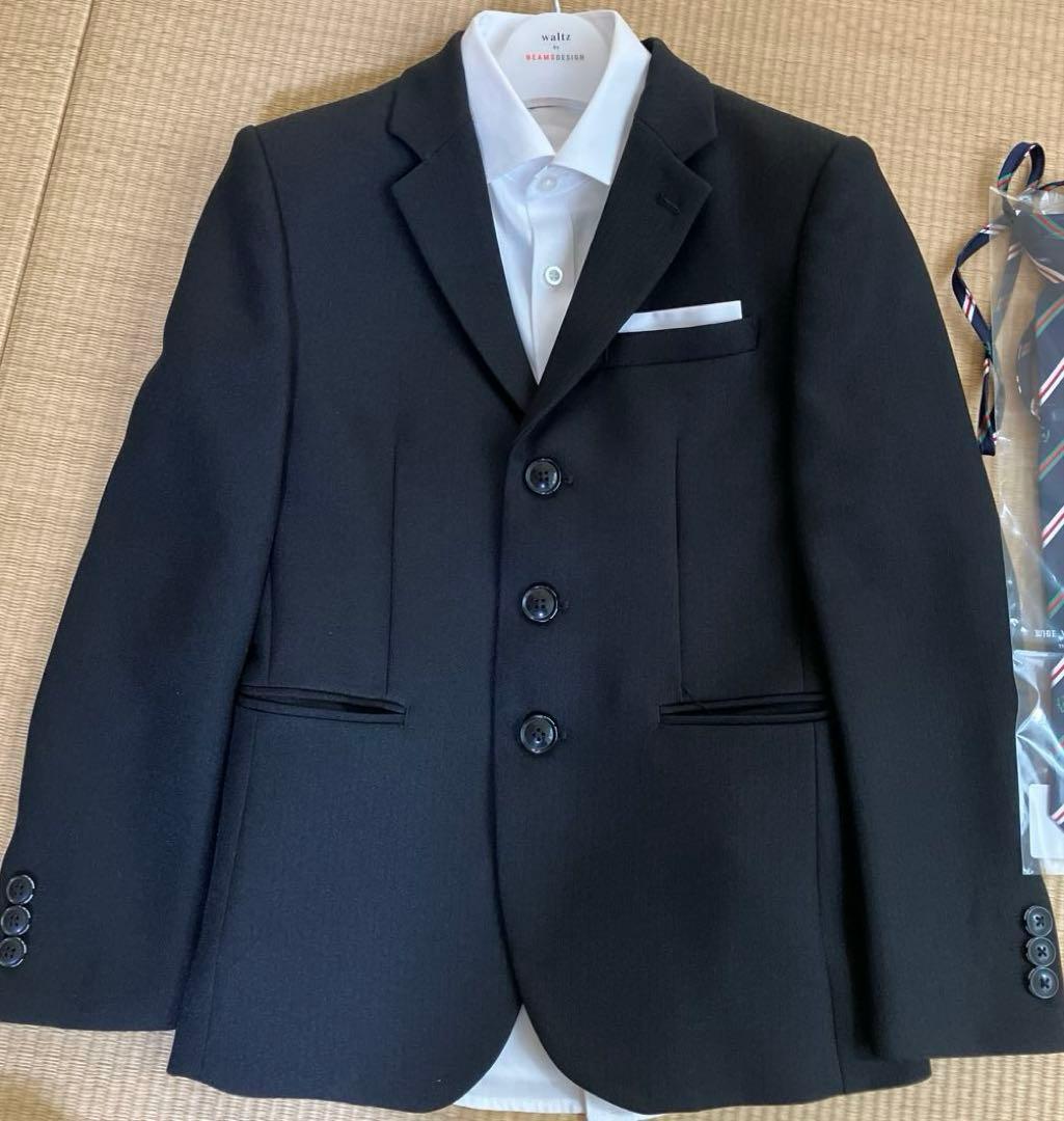 waltz by BEAMS DESIGN 男子スーツ140 黒　5点セット