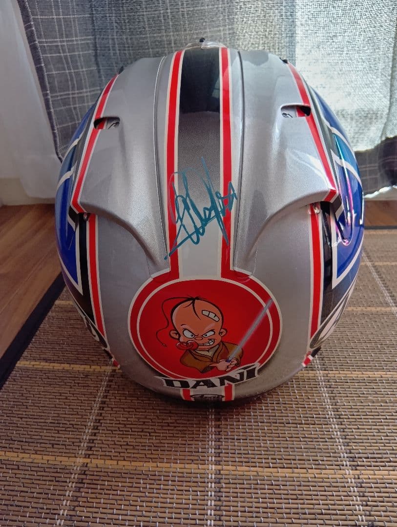 【FIM公認・超貴重】HONDA HRC ダニペドロサ 直筆サイン入りヘルメット