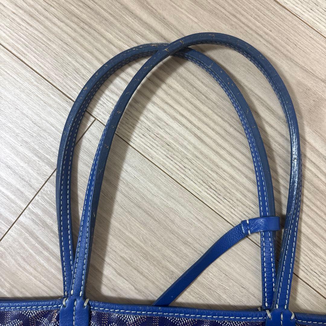 正規品 ゴヤール サンルイPM トートバッグ 保存袋付／持ち手割れあり／修理前提