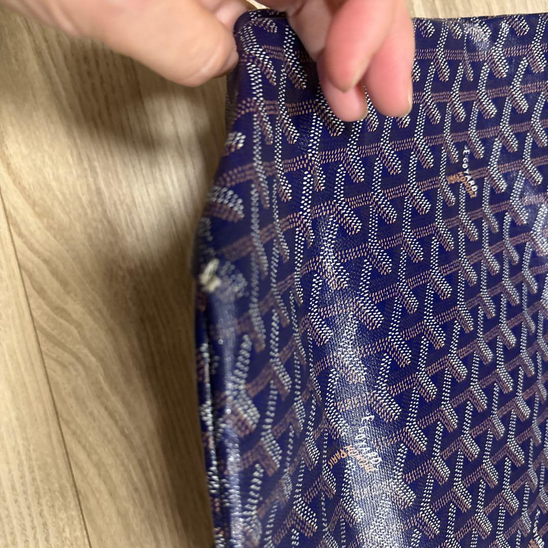 正規品 ゴヤール サンルイPM トートバッグ 保存袋付／持ち手割れあり／修理前提