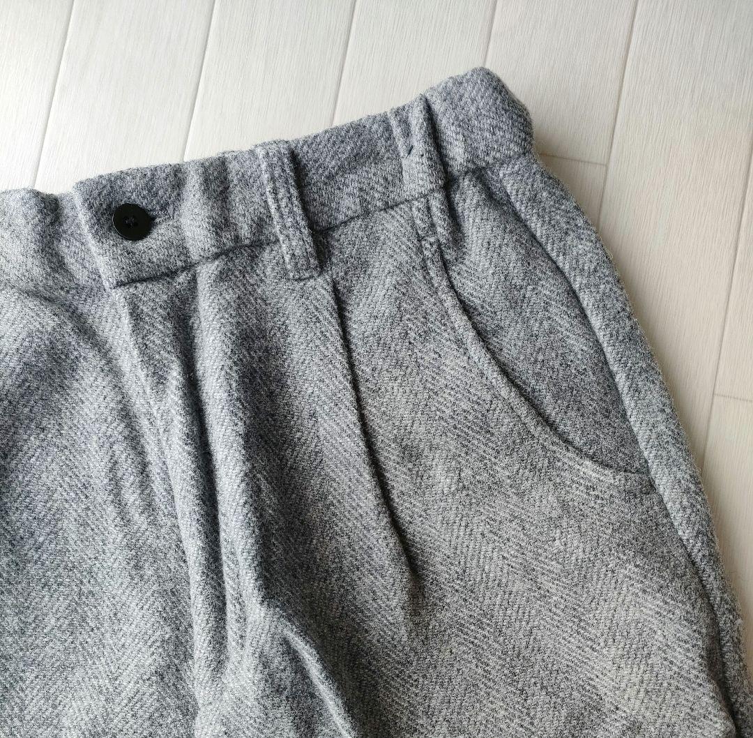 UNIVERSAL TISSUユニバーサルティシュ　ウールヘリンボンジョガーPT