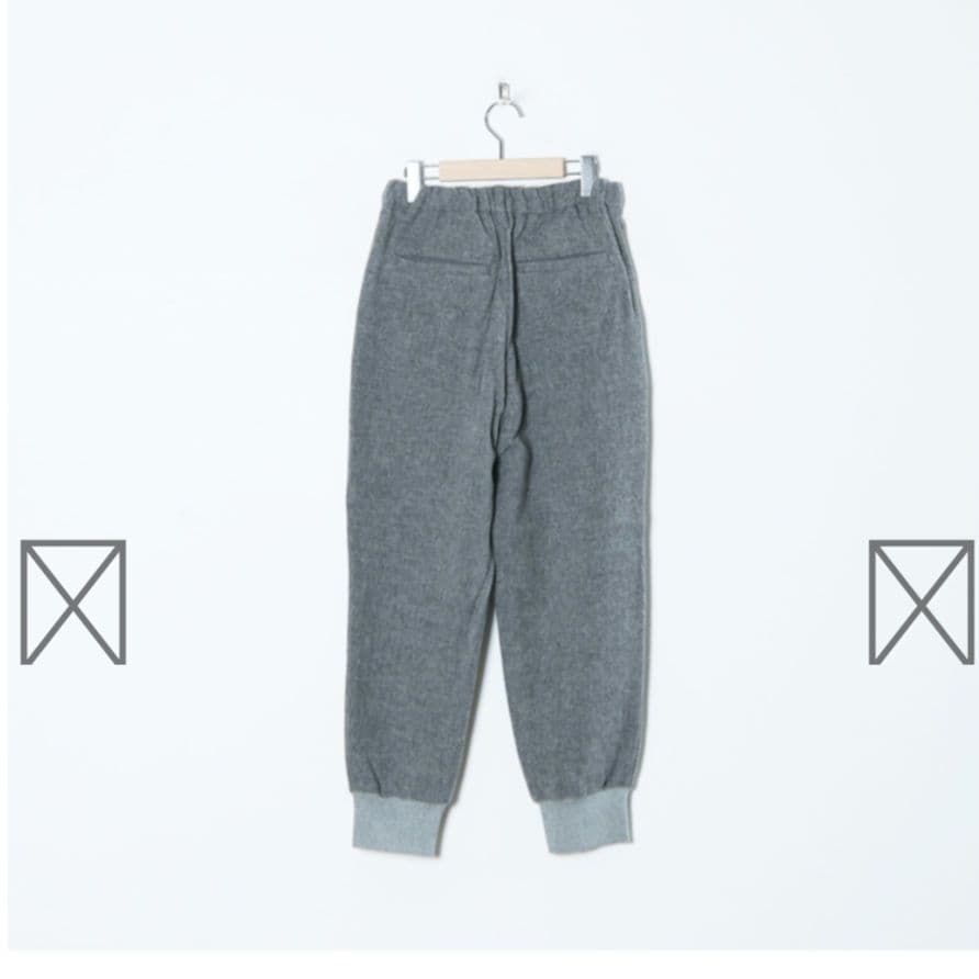 UNIVERSAL TISSUユニバーサルティシュ　ウールヘリンボンジョガーPT