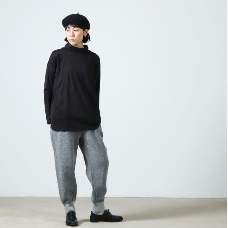 UNIVERSAL TISSUユニバーサルティシュ　ウールヘリンボンジョガーPT