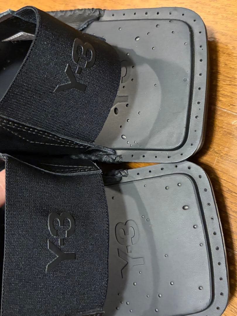 Y-3 レザー サンダル ブラック　28.5cm