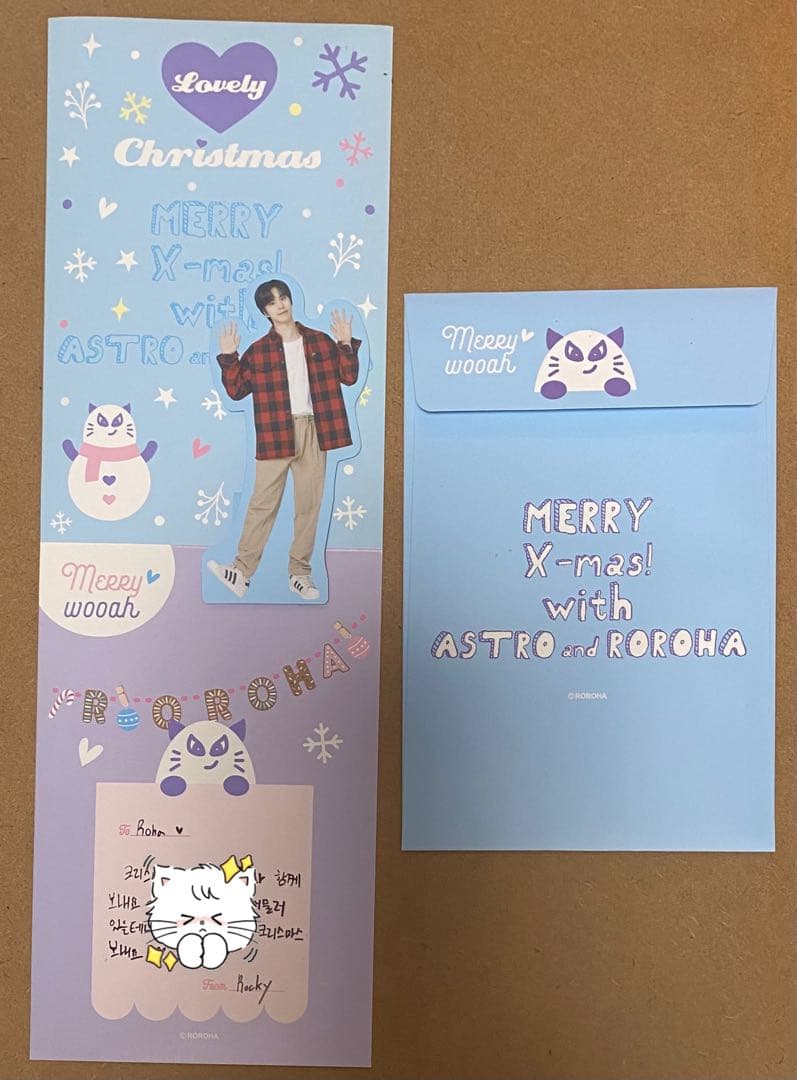 ASTRO ラキ アストロ 直筆サイン メッセージ ROROHA