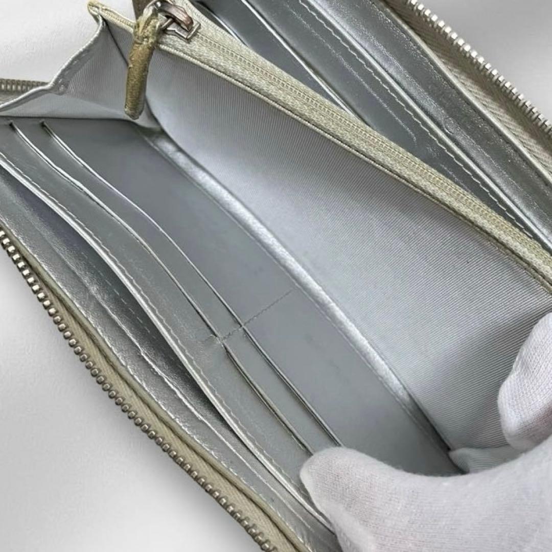 CHANEL シャネル ラムスキン レザー ココマーク 長財布