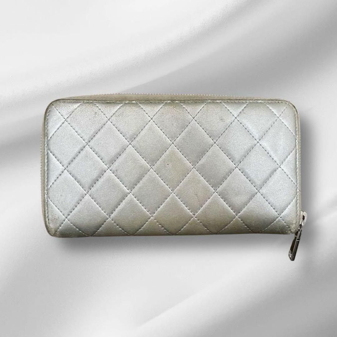 CHANEL シャネル ラムスキン レザー ココマーク 長財布