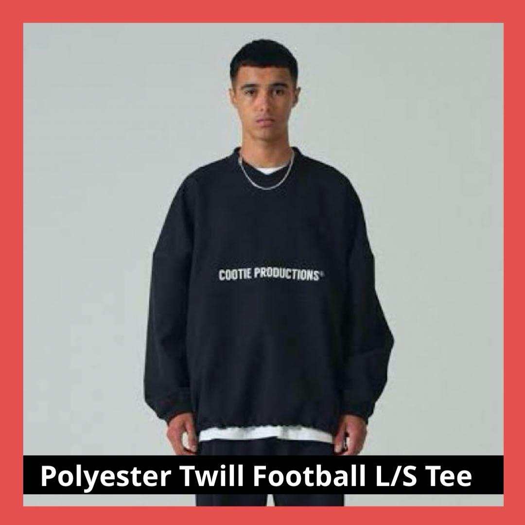 トップス COOTIE Polyester Twill Football L/S Tee
