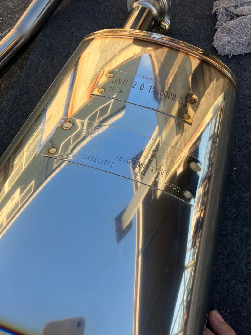 JF1 N-BOX 無限 スポーツエキゾーストシステム マフラー ステンレス製