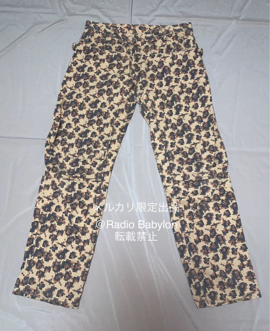 希少アーカイブ 90s Beauty:Beast デジタルレオパードウールパンツ
