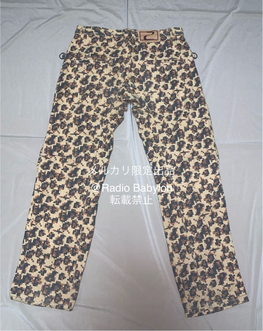 希少アーカイブ 90s Beauty:Beast デジタルレオパードウールパンツ