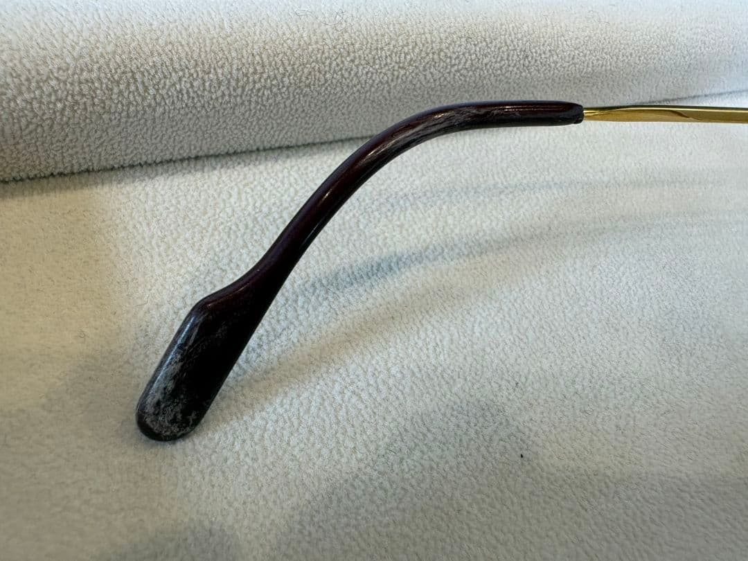 【中古】Cartier カルティエ 眼鏡 ヴィンテージ ツーブリッジ サントス