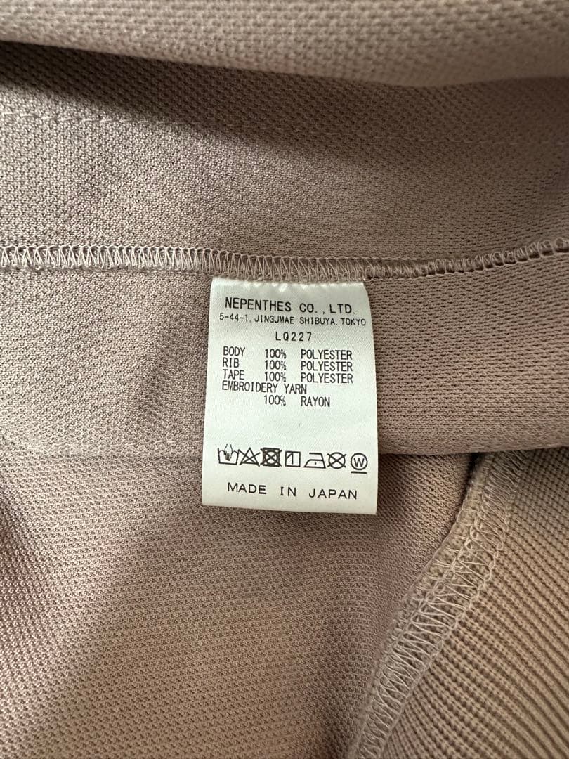 【A プロフ必読様】Needles トラックジャケットM taupe