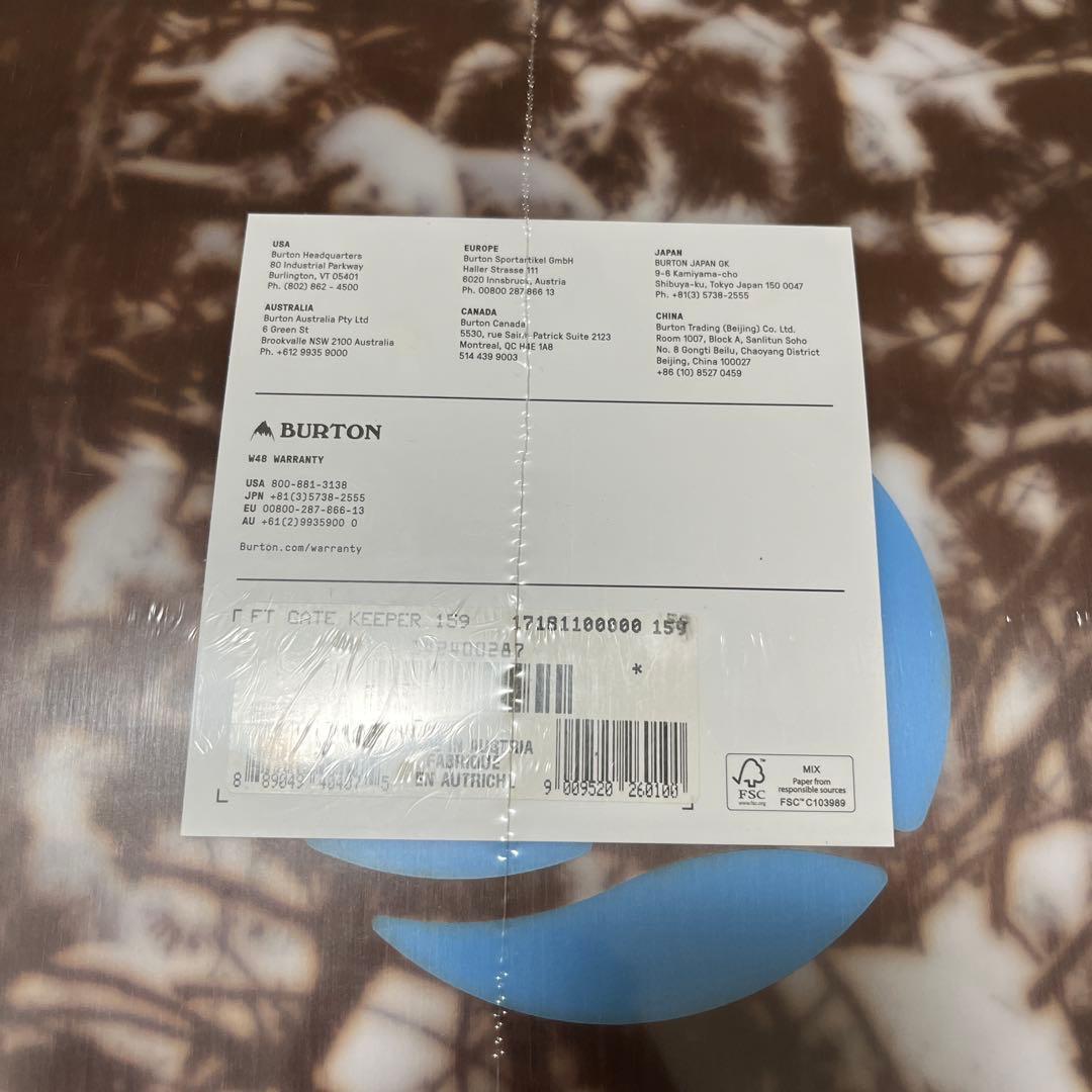 新品 パウダーボード Burton FamilyTree GATE KEEPER