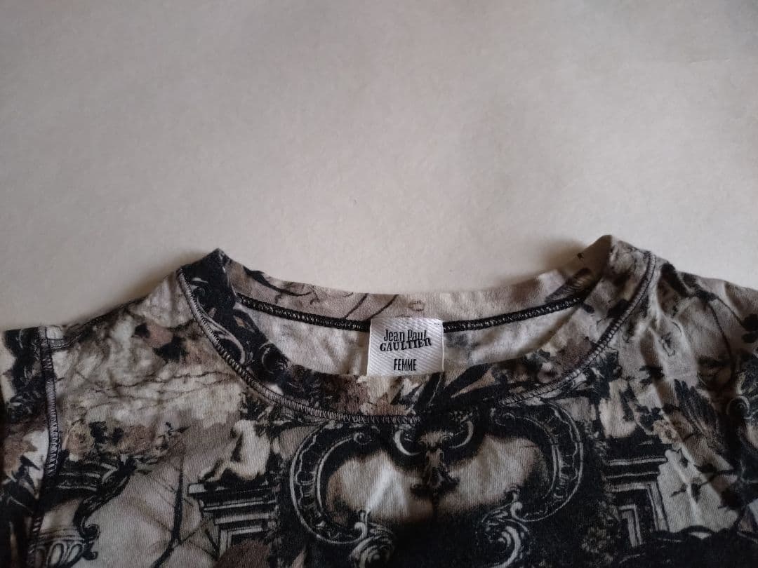 ジャンポールゴルチェ　ノースリーブタンクトップ グラフィックプリント