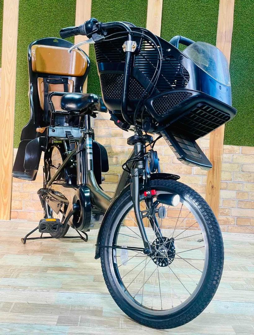 超特価 No1モデル グリーン ヤマハ 子供乗せ電動アシスト ZH3074