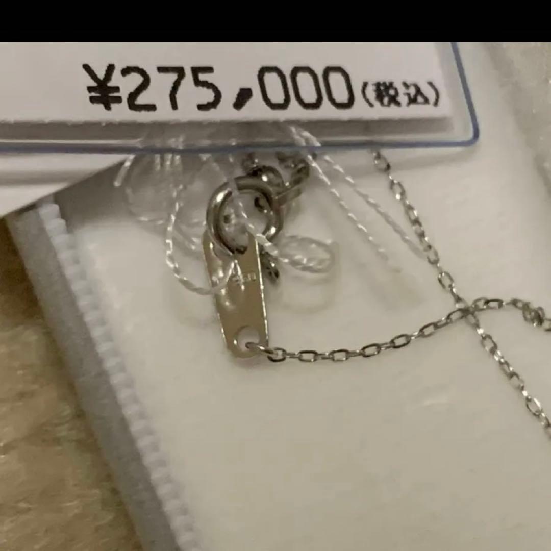 エメラルドネックレスプラチナ