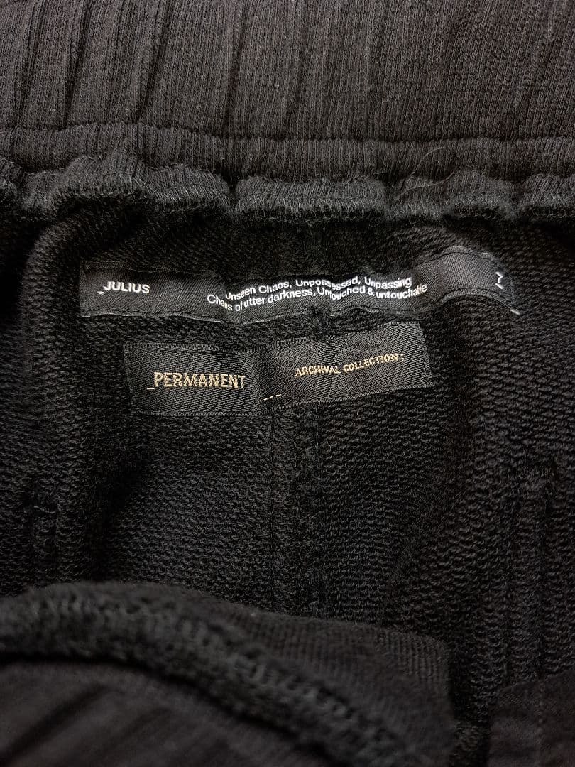 JULIUS ユリウス Cotton Sweat Cargo Shorts