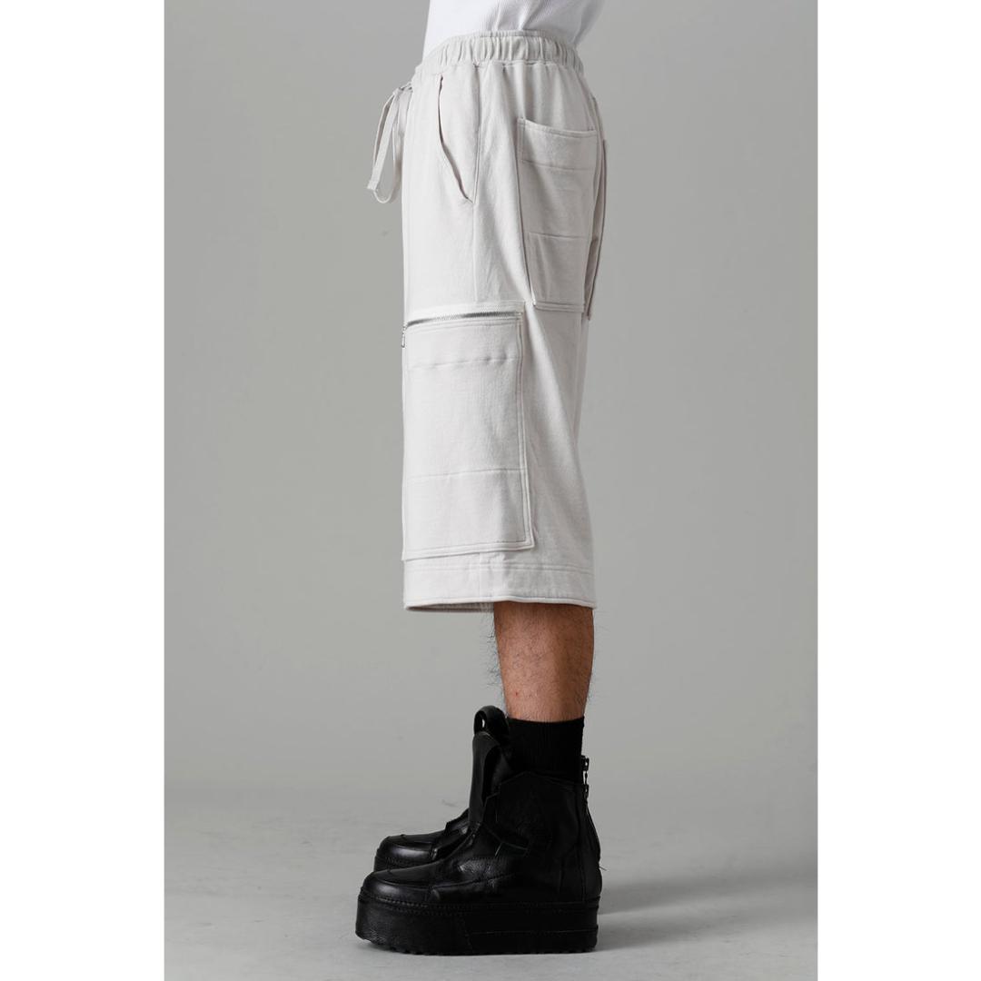 JULIUS ユリウス Cotton Sweat Cargo Shorts