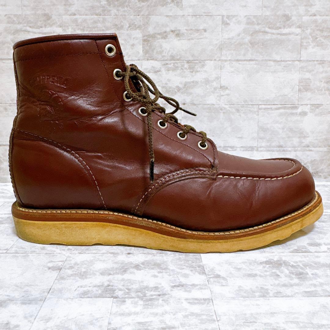 80’s✨Chippewa 黒タグ 刺繍タグ モックトゥ USA製 27cm