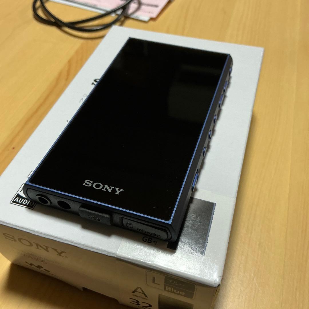 SONY NW-A306 32GB ブルー 保護フィルム シリコンケース等付き