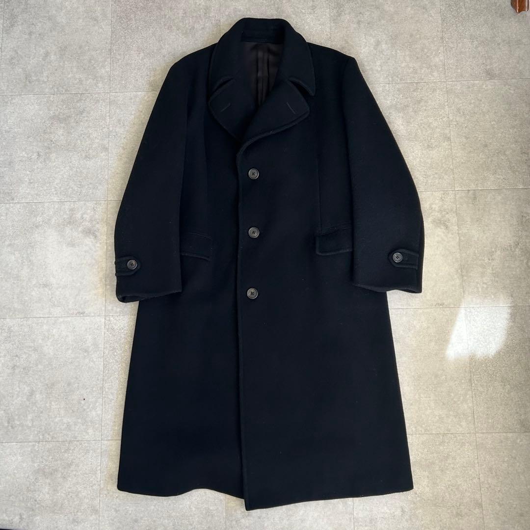 2004SS Y's for men ウール チェスター ロング コート M