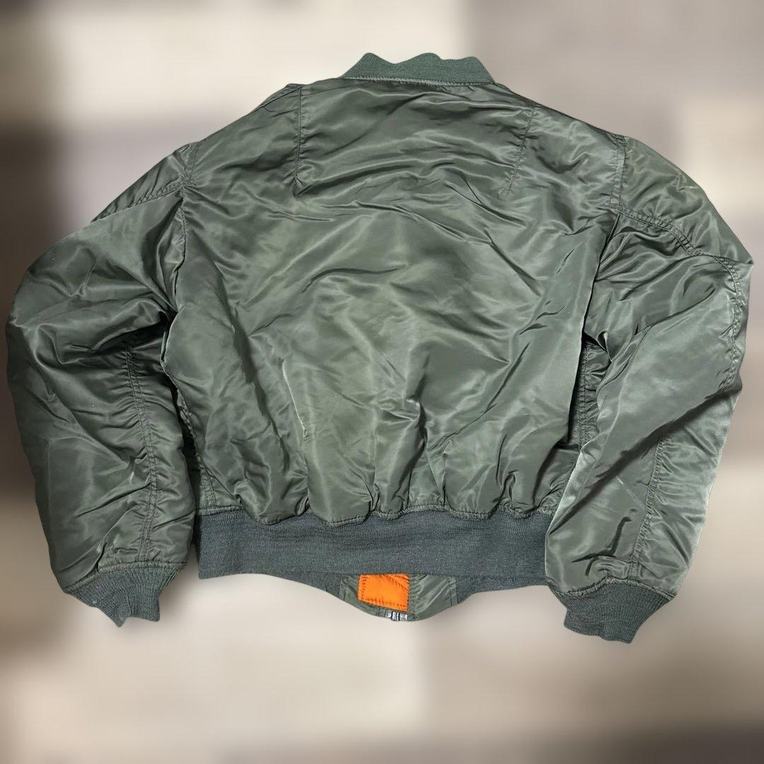 ALPHA MA-1 90s made in usa olive XL 民間品