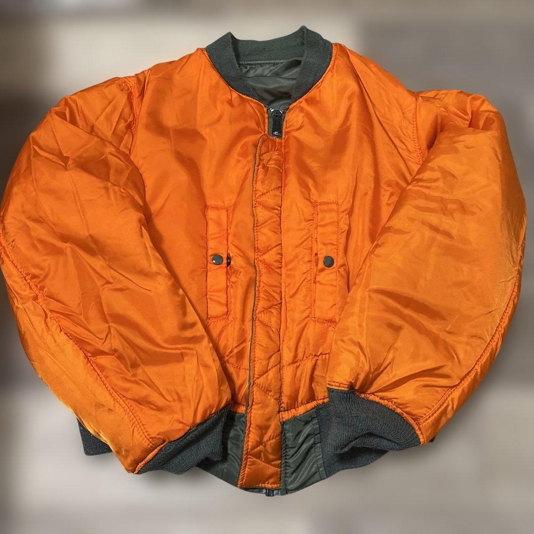 ALPHA MA-1 90s made in usa olive XL 民間品