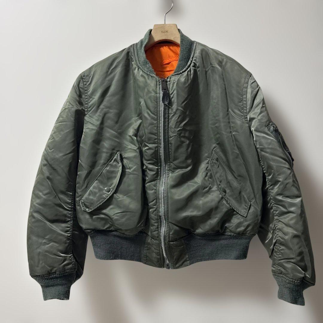 ALPHA MA-1 90s made in usa olive XL 民間品