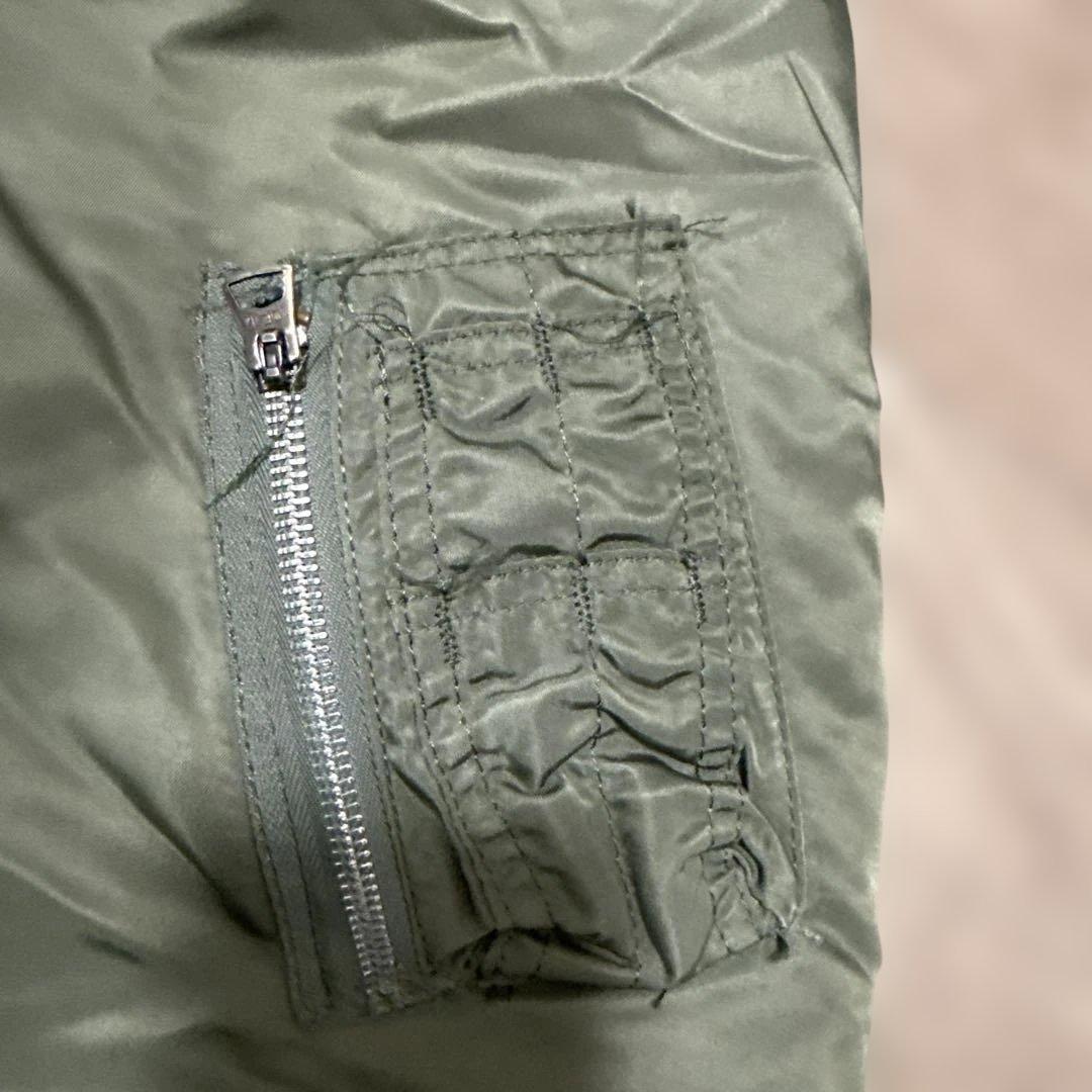 ALPHA MA-1 90s made in usa olive XL 民間品