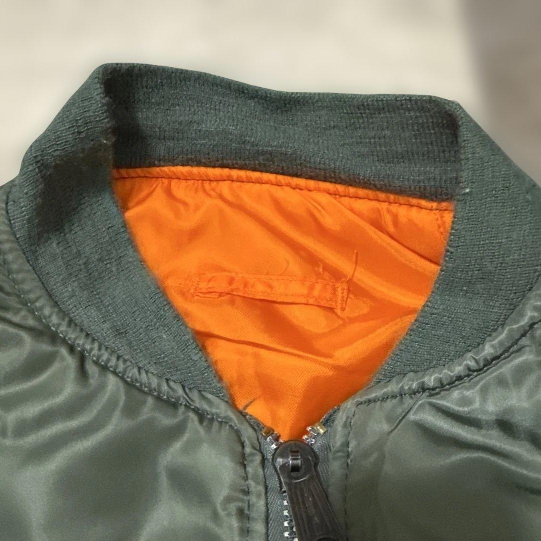 ALPHA MA-1 90s made in usa olive XL 民間品