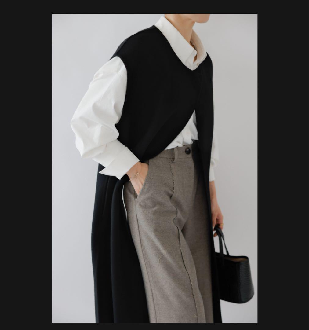 na.e Handmade Wool Gilet ジレ ロング ウールジレ