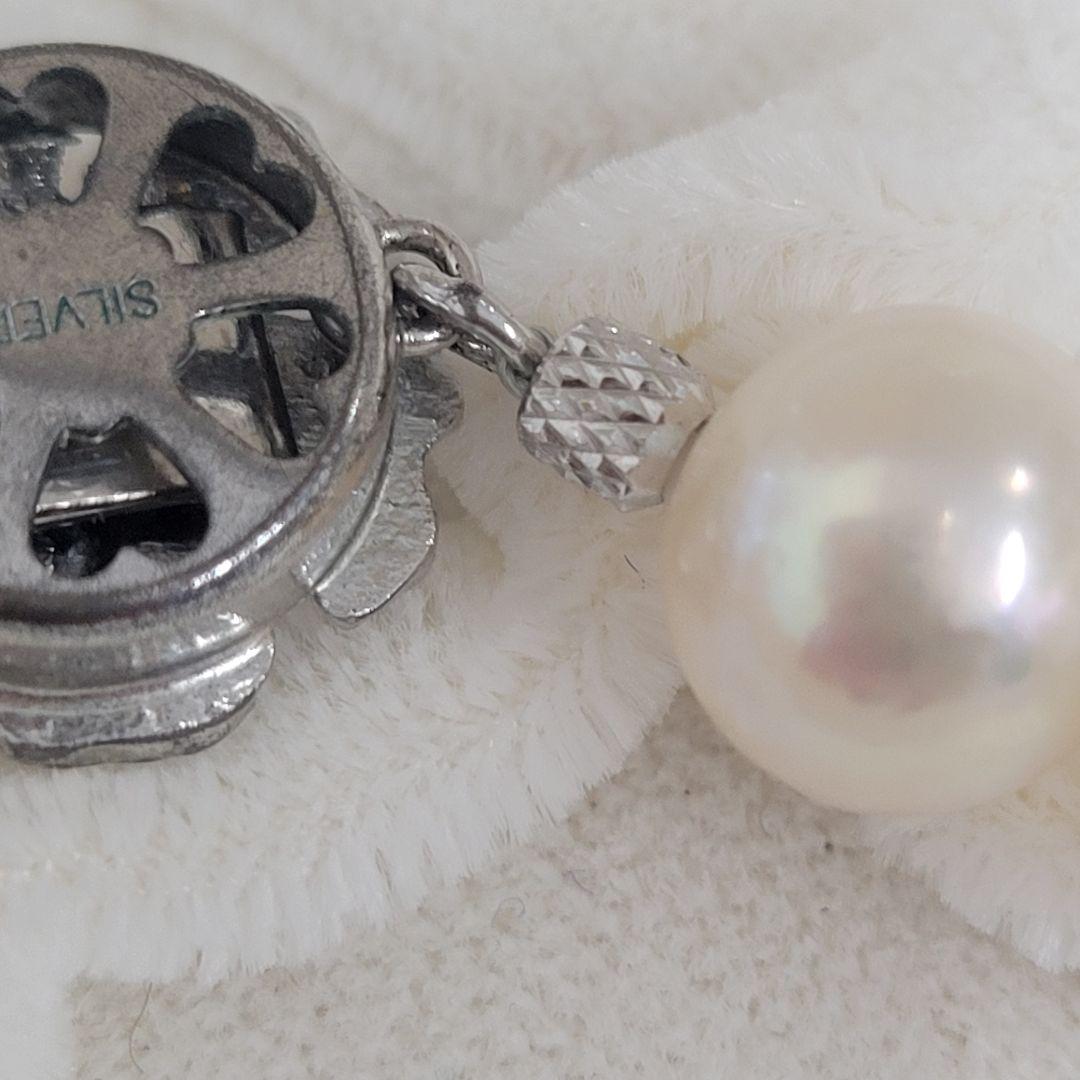 ✽*つ様 本真珠ネックレス k14WGイヤリング 9㎜～9.5㎜ 保証書あり!