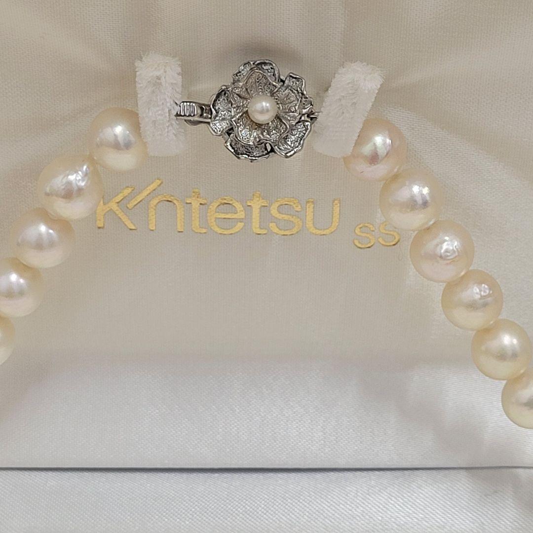 ✽*つ様 本真珠ネックレス k14WGイヤリング 9㎜～9.5㎜ 保証書あり!