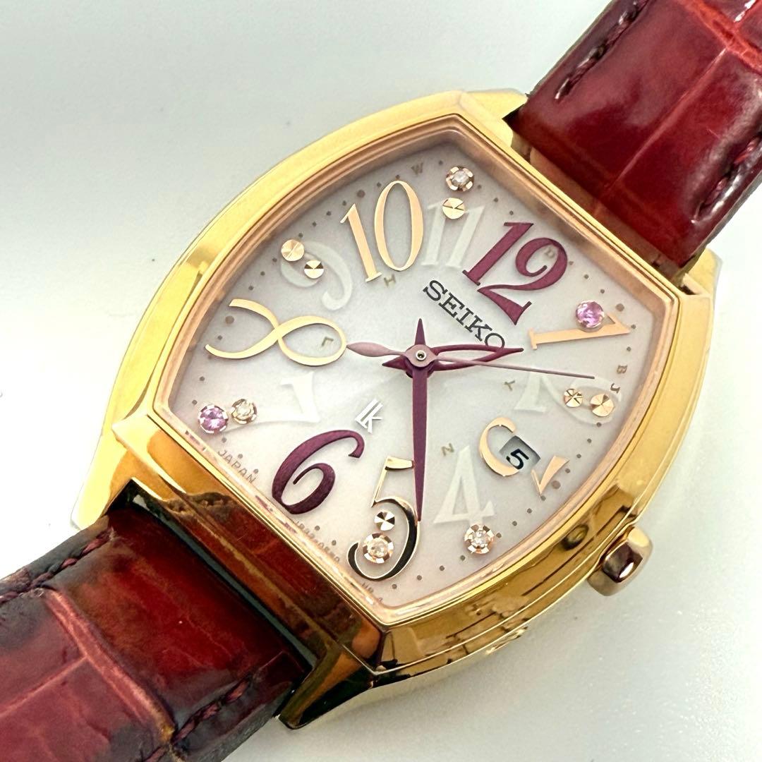 【2017限定品】SEIKO セイコー lk ルキア 桜 ソーラー電波 腕時計