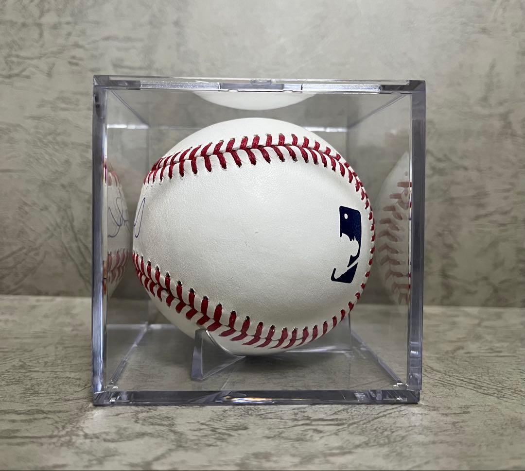 イチロー選手　ＭＬＢ殿堂入記念　直筆サイン入りボール（topps製カード１枚付）