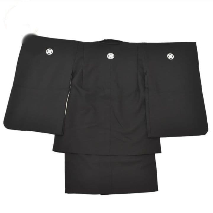 スポットセール‼️【七五三3～5歳用】黒紋付袴セット