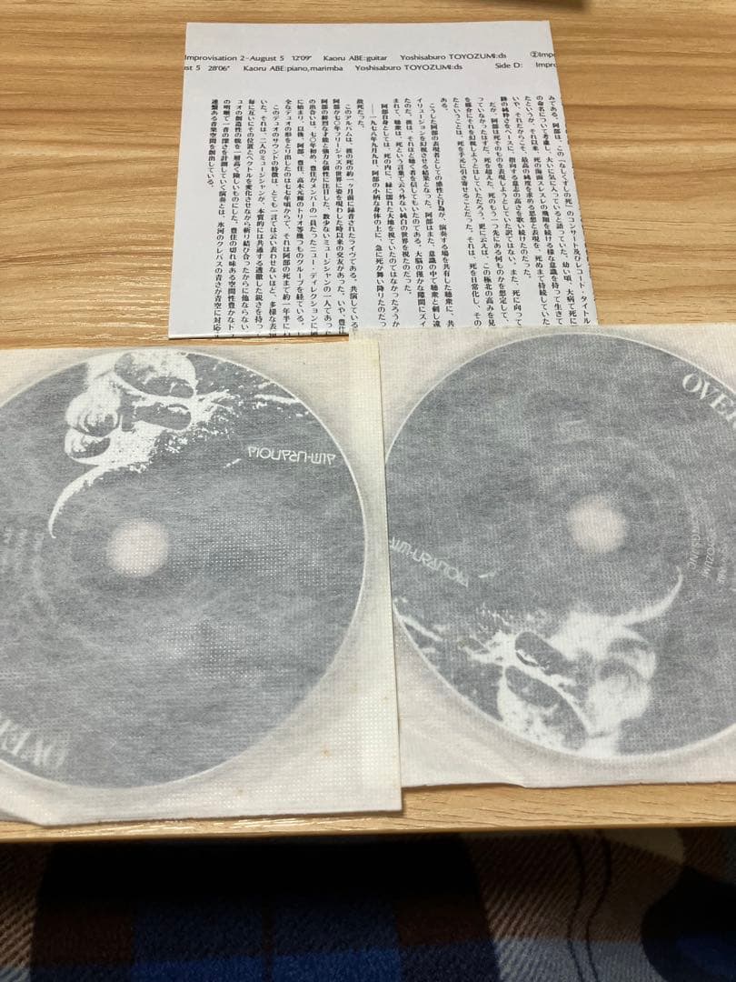 阿部薫、豊住芳三郎　デュオOverhang-Party