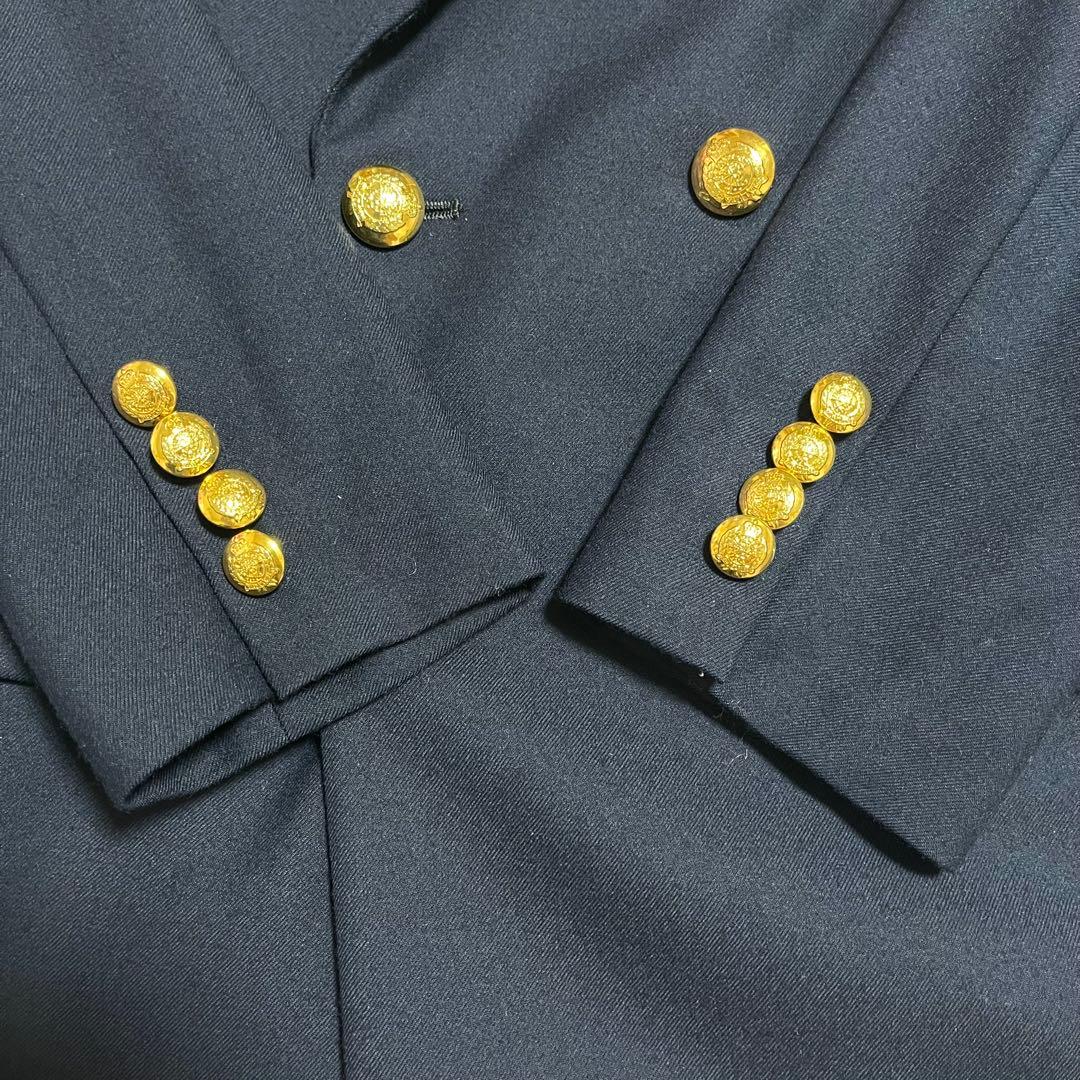 ✨希少✨ラルフローレン 140サイズ 金ボタン 紺ブレ セットアップ プリーツ