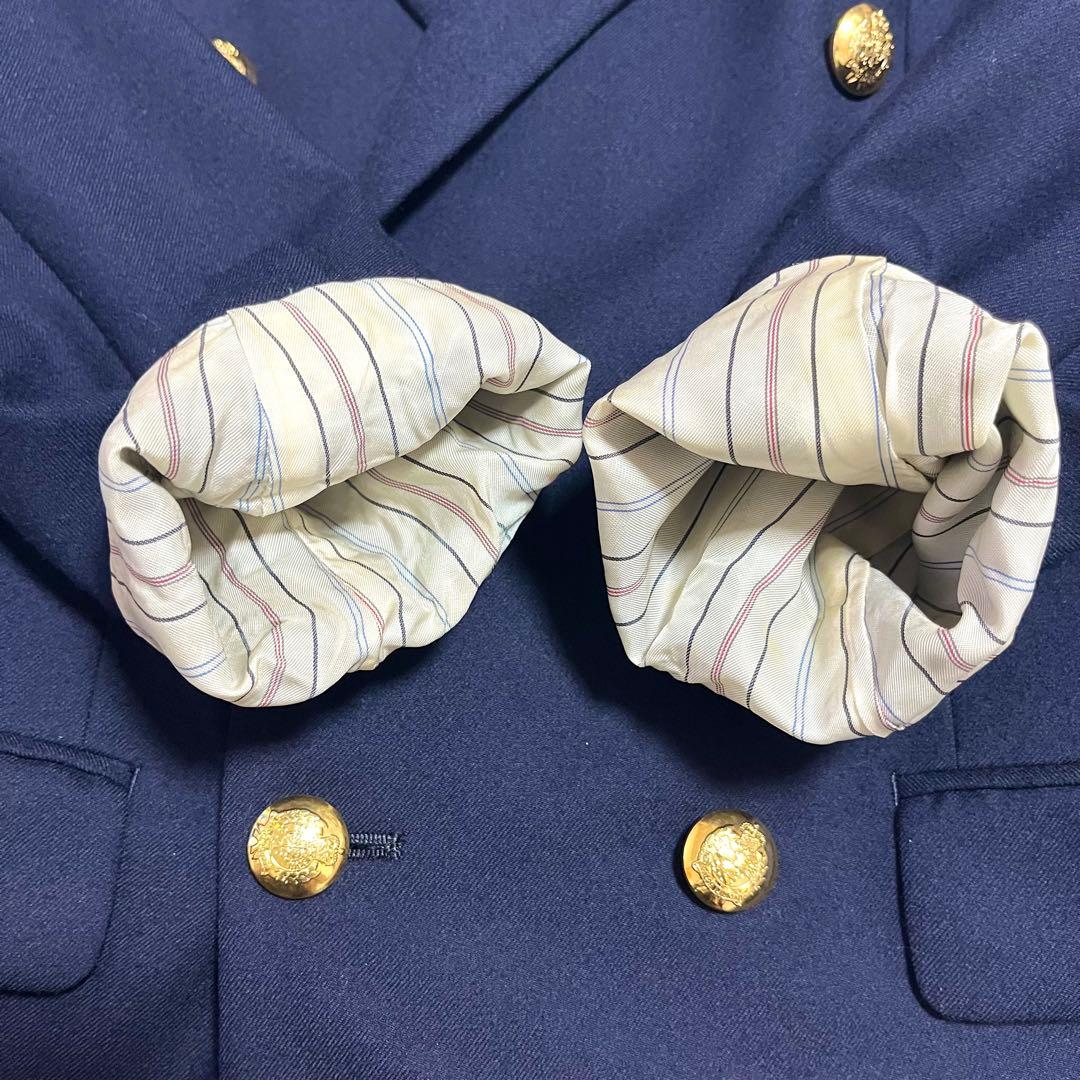 ✨希少✨ラルフローレン 140サイズ 金ボタン 紺ブレ セットアップ プリーツ