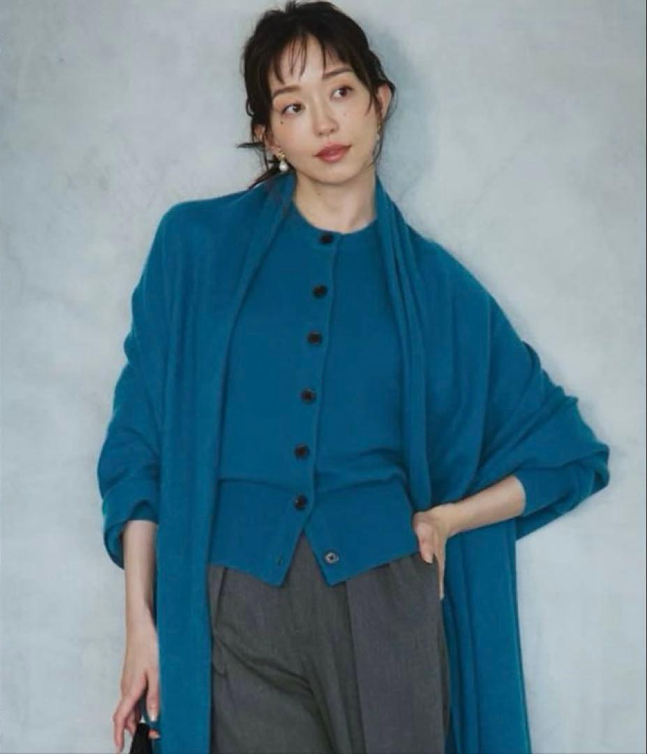 新品未使用　【洗える】ピュアカシミヤ 大判 ストール　カシミア100%