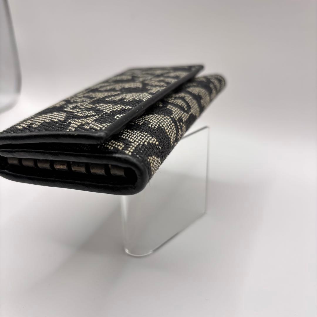christian dior キーケース　6連　トロッター　グレー　ブラック