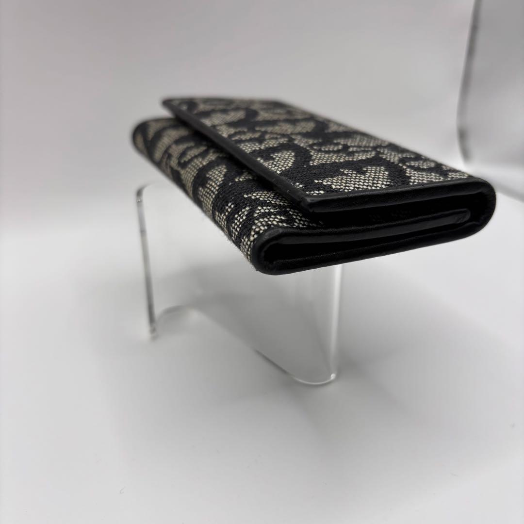 christian dior キーケース　6連　トロッター　グレー　ブラック