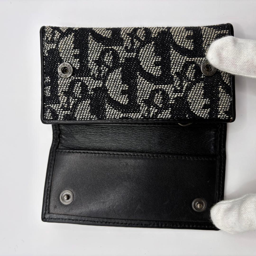 christian dior キーケース　6連　トロッター　グレー　ブラック